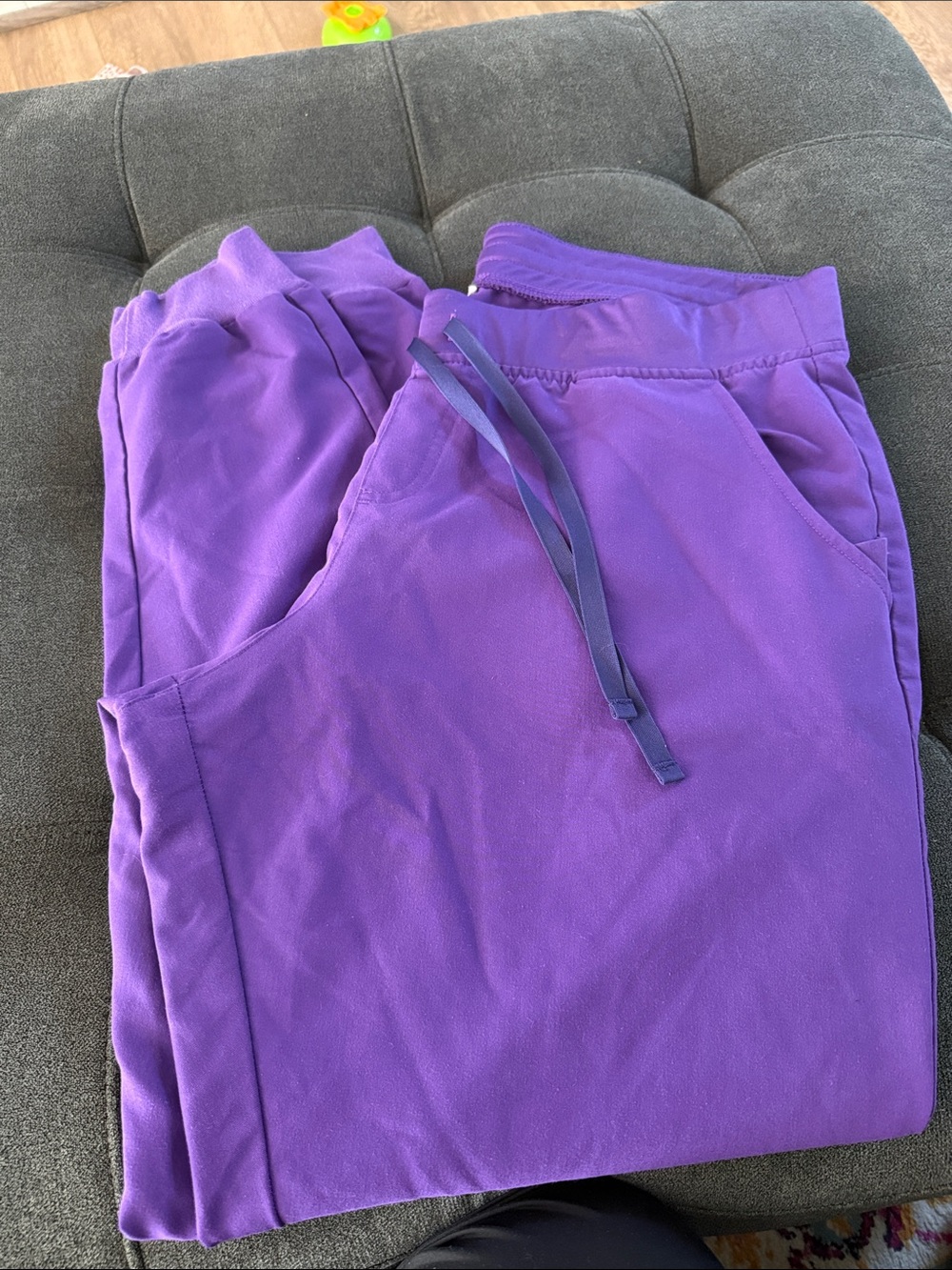 Figs Violet Drawstring Jogger Pants